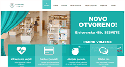Desktop Screenshot of ljekarne-jagatic.hr