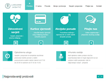 Tablet Screenshot of ljekarne-jagatic.hr